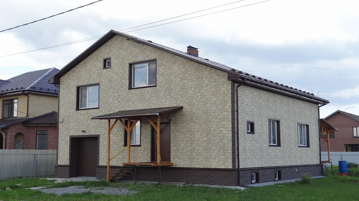 Фасадная панель Docke Premium Burg, пшеничный